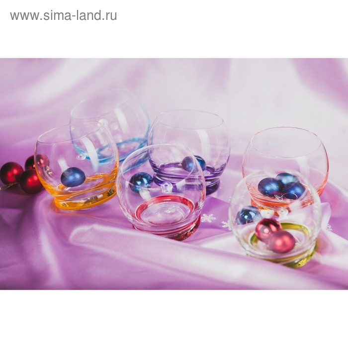 Набор стаканов для виски &laquo;Крейзи&raquo;, 390 мл, 6 шт