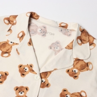 Пижама женская (рубашка и брюки) KAFTAN "Мишка" размер 40-42