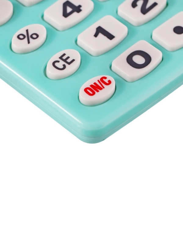 Калькулятор настольный 08-разрядный, зеленый