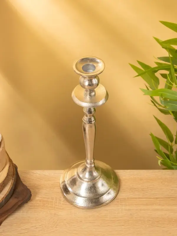 Подсвечник "Великолепный век" алюминий 13х13х33 см