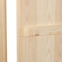 Дверной блок для бани, 180&times;80см, из сосны, на клиньях, массив, "Добропаровъ"