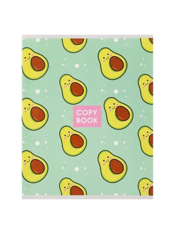 Тетрадь 48 листов в клетку Calligrata &laquo;Паттерн&raquo;, серые листы, МИКС