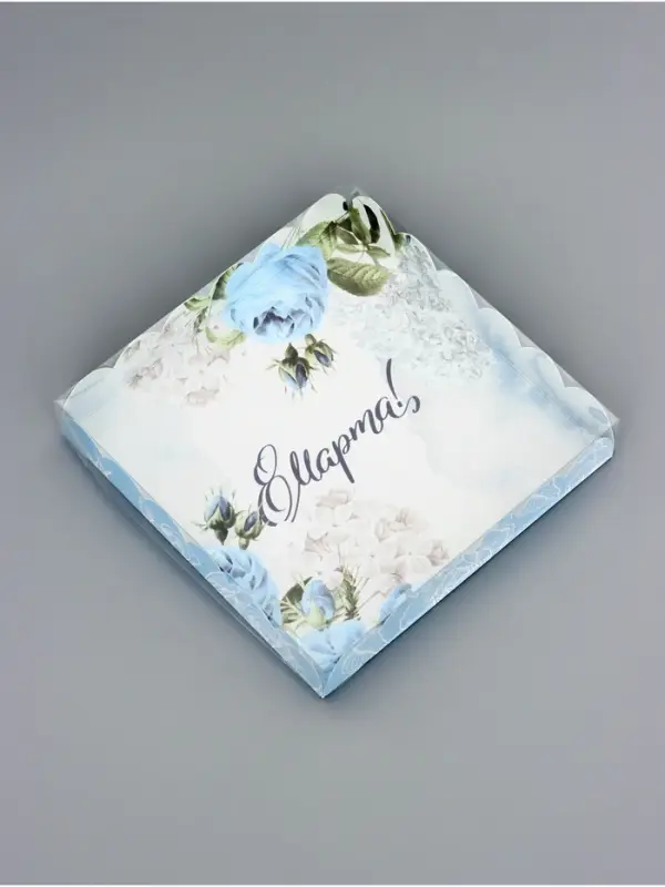 Коробка для печенья, &laquo;8 марта&raquo;, 18&times;18&times;3 см