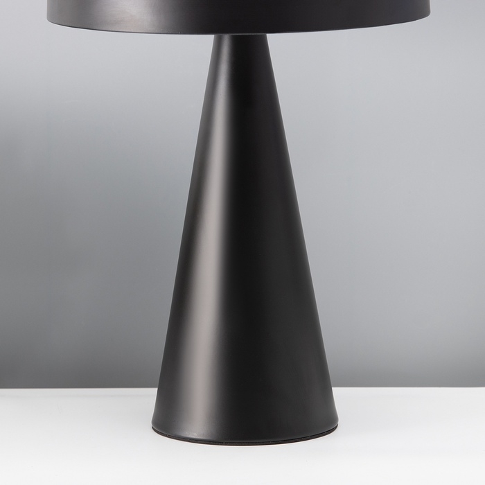 Настольная лампа с абажуром RISALUX &laquo;Манс&raquo; модерн, , G9, 3 Вт, чёрный, 22&times;22&times;37 см