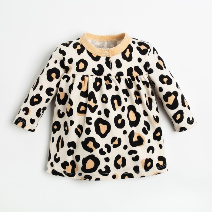 Боди-платье Крошка Я &laquo;Леопард&raquo;, рост 68-74 см