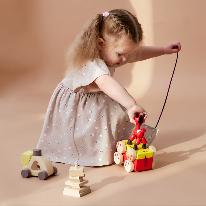 Платье детское Крошка Я Платье детское Крошка Я "Цветы", р. 68-74, бежевый