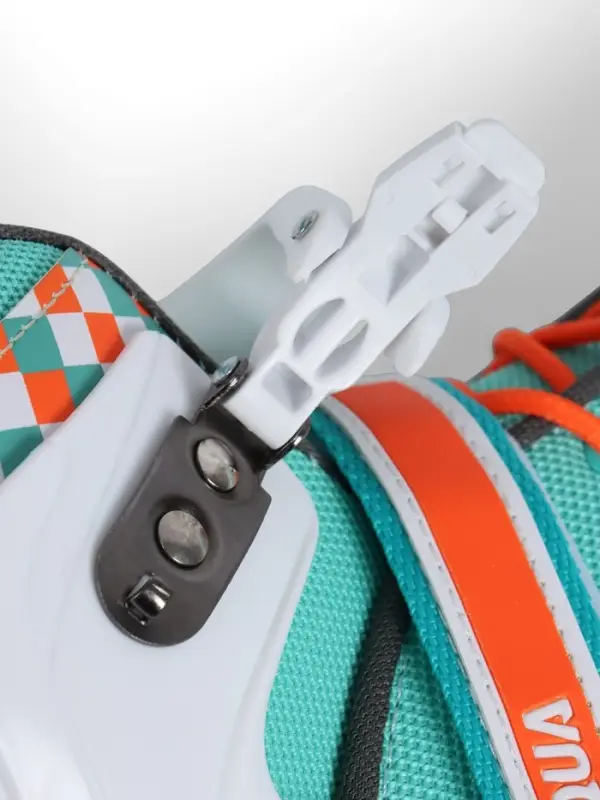 Коньки раздвижные BlackAqua, р. 35-38, для фитнеса, мятные, оранжевые