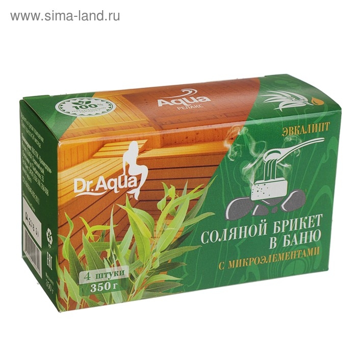 Соль морская Dr.Aqua ароматная c микроэлементами Эвкалипт Соль морская Dr.Aqua ароматная c микроэлементами Эвкалипт "Соль в баню", 350 г