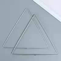 Основа для изготовления ловца снов металл "Треугольник" набор 2 шт 0,28х20х20 см