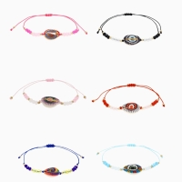 Браслет-оберег &laquo;Глазик&raquo; ракушка (неделимая фасовка 12 шт., цена за шт.), цветной в золоте