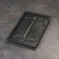 Поднос для чайной церемонии, чабань, 43 х 28.5 х 5 см, японский дуб, коричневый Поднос для чайной церемонии, чабань, 43 х 28.5 х 5 см, японский дуб, коричневый