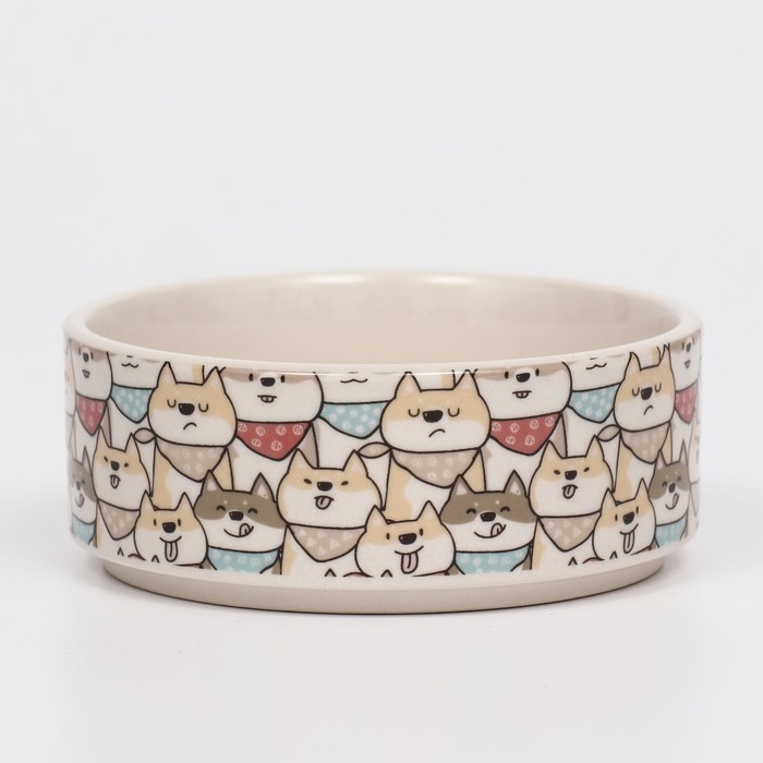 Миска керамическая "Хаски" 200мл, 10,5 х 4 см