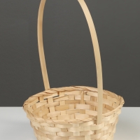 Корзина плетёная, 20×20×9 см, ручка h=25 см, ива, красная Корзина плетёная, 20×20×9 см, ручка h=25 см, ива, красная