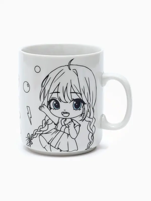 Кружка керамика для росписи "Милые друзья" старый 9825280