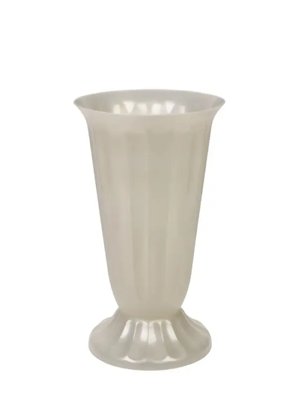 Ваза для цветов, 17 л, d=29 см, h=52 см, пластиковая, белая