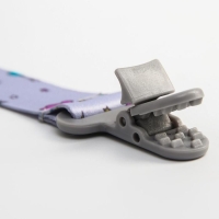 Держатель для соски - пустышки «Единороги», на ленте Держатель для соски - пустышки «Единороги», на ленте