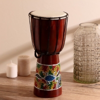 Сувенирный музыкальный инструмент "Барабан Джембе" 40х18х18 см Сувенирный музыкальный инструмент "Барабан Джембе" 40х18х18 см