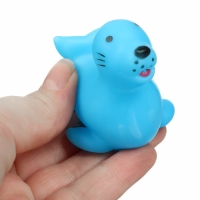 Набор резиновых игрушек для ванны &laquo;Мыльница: Тюлень&raquo;, 13,5 см, с пищалкой, 4 шт., Крошка Я