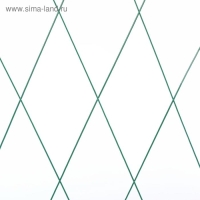 Шпалера, 170 &times; 50 &times; 1 см, металл, зелёная, &laquo;Бабочка&raquo;