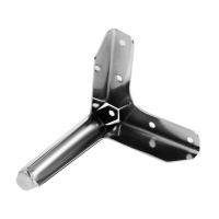 Опора мебельная CAPPIO OP05, h=100 мм, 11.5х11.5 мм, цвет хром Опора мебельная CAPPIO OP05, h=100 мм, 11.5х11.5 мм, цвет хром