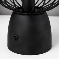 Ночник "Арти" LED от батареек 3хАА черный 15х15х25 см RISALUX Ночник "Арти" LED от батареек 3хАА черный 15х15х25 см RISALUX