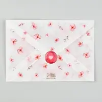 Открытка с конвертом и наклейкой &laquo;Мамочке&raquo;, тиснение, 11 х 16 см