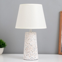 Лампа настольная "Айминь" 1х40Вт Е14 белый 20х20х34см