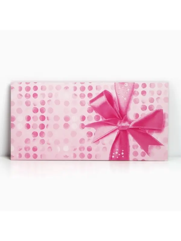 Конверт для денег "Розовый бант" 16,5 х 8 см