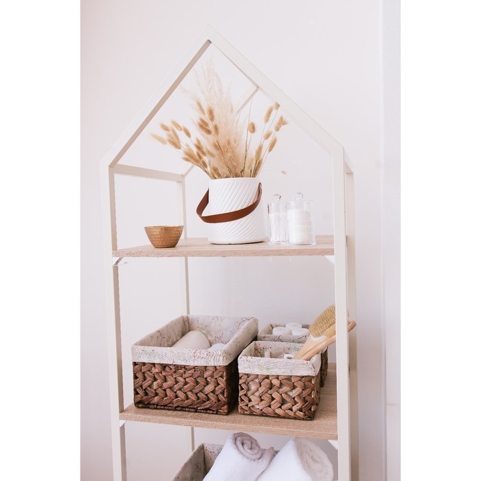 Ваза для цветов LaDо́m &laquo;Ведёрко&raquo;, 2,8 л, 18&times;16,5&times;14 см, цвет белый