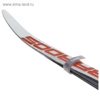 Зажим-липучка для лыж, узкий, серый, чёрный