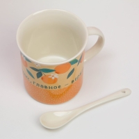 Кружка &laquo;Выбирай счастье&raquo; с ложкой и подставкой, 300 мл