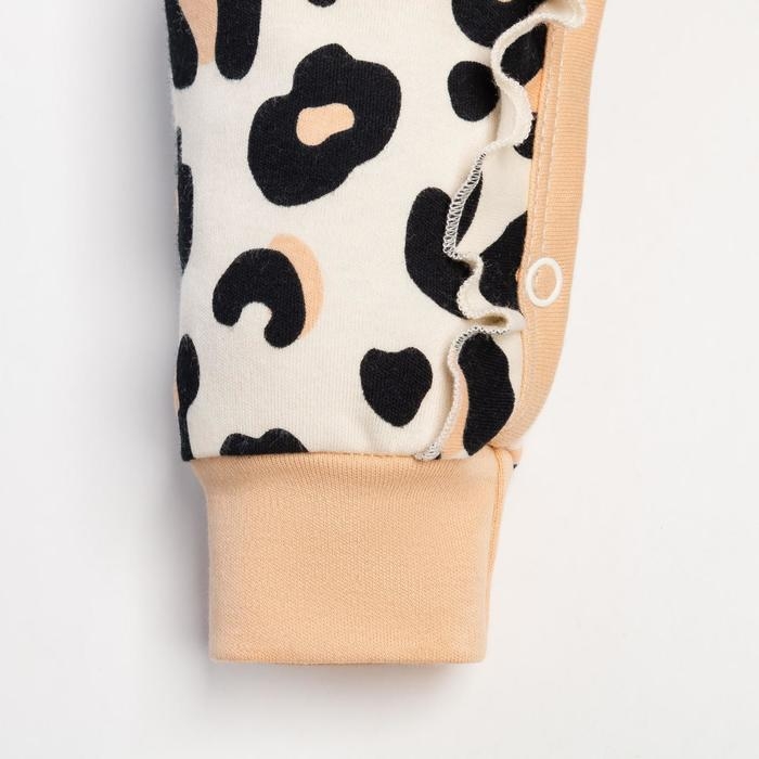 Комбинезон Крошка Я &laquo;Леопард&raquo;, рост 68-74 см