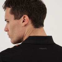 Футболка - поло мужская Resport, р. 46, цвет чёрный, спортивная