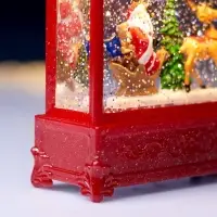 Фигура светодиодная "Упряжка" 5.5х14х19.5 см, 3хААА (не в компл.), музыка, USB, Т/БЕЛЫЙ