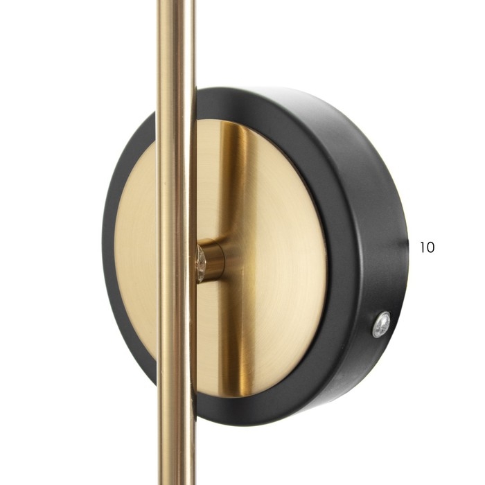 Бра "Техно" Е27 40Вт золото-черный 21х10х38см