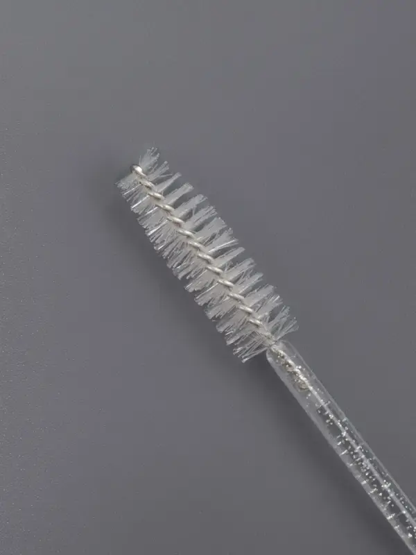 Щёточки для бровей и ресниц, набор - 10 шт., 9.5 см, прозрачная