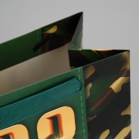 Пакет подарочный ламинированный вертикальный, упаковка, &laquo;С 23 февраля&raquo;, MS 18 х 23 х 10 см