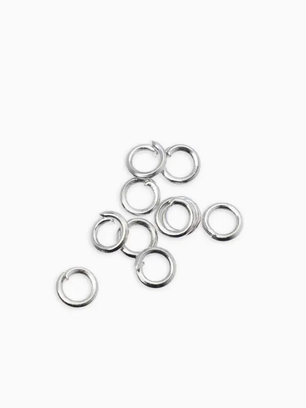 Набор для создания украшений "База" тросик, кримпы, шапочка, протектор, кольца, 61 пред, цв серебро