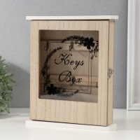 Ключница дерево 6 крючков "Веточки с цветами" 6х20,7х26,5 см Ключница дерево 6 крючков "Веточки с цветами" 6х20,7х26,5 см