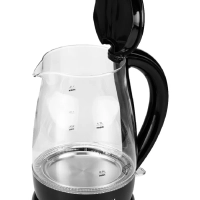 Чайник HYK-G2011 1.7л. 2200Вт черный