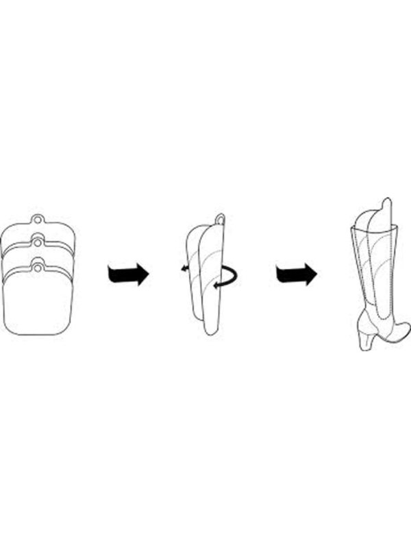 Формодержатель для обуви 40&times;28&times;0,2, цвет чёрный
