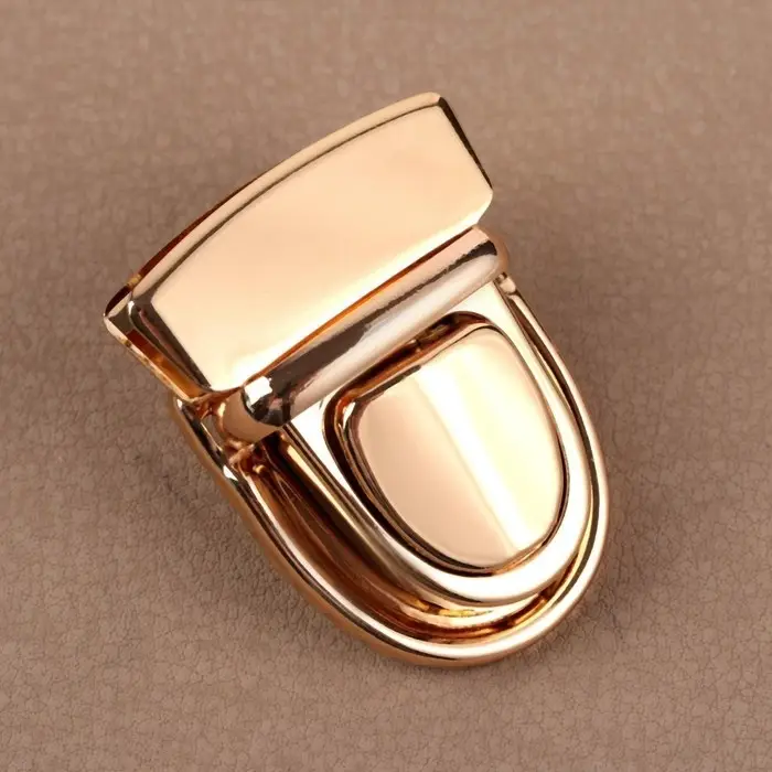 Застёжка для сумки, 4&times;3 см, цвет золотой