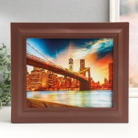 Ключница закрытая "Мост" 26,5х31,5 см Орех Ключница закрытая "Мост" 26,5х31,5 см Орех