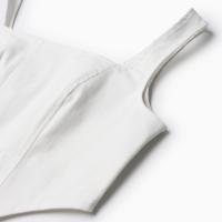 Топ женский джинсовый MIST: Denim р.48, белый Топ женский джинсовый MIST: Denim р.48, белый