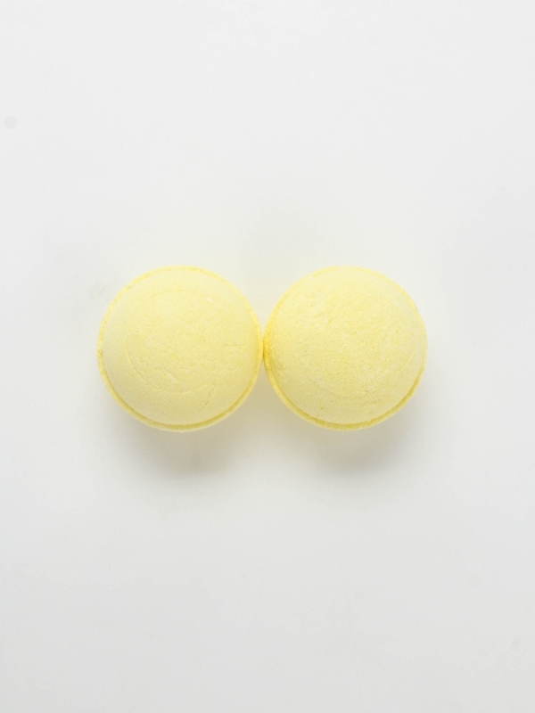 Бомбочки для ванны "Монстрики", 2 x 40 г, аромат банановый кексик