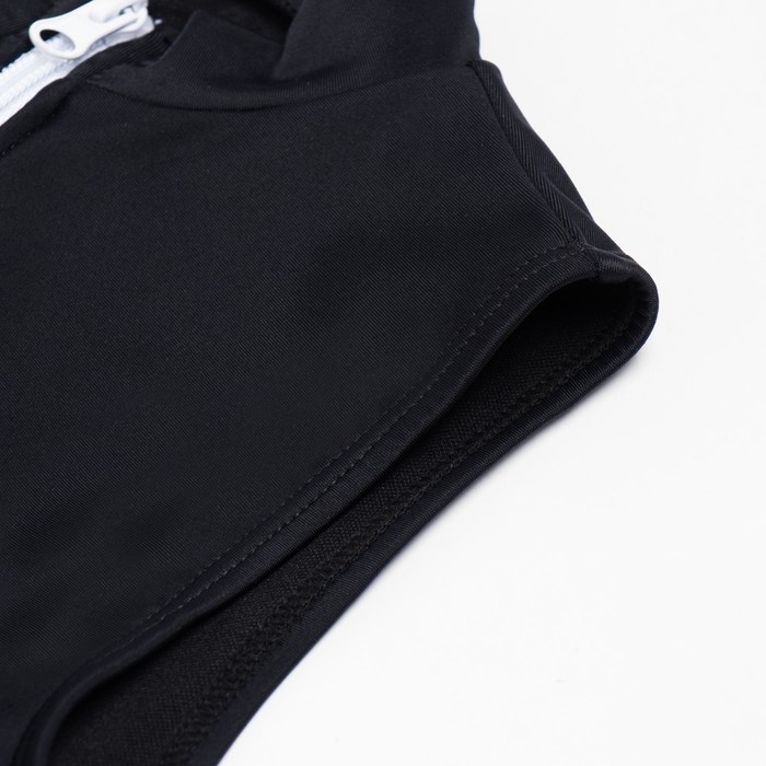 Купальник женский слитный MINAKU на молнии, цвет чёрный, размер 42 Купальник женский слитный MINAKU на молнии, цвет чёрный, размер 42