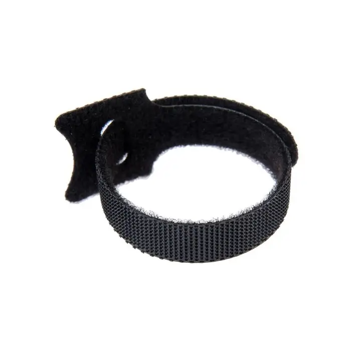 Стяжки-липучки для проводов 150&times;10&times;1.5 мм ТУНДРА, чёрная, 10 шт.