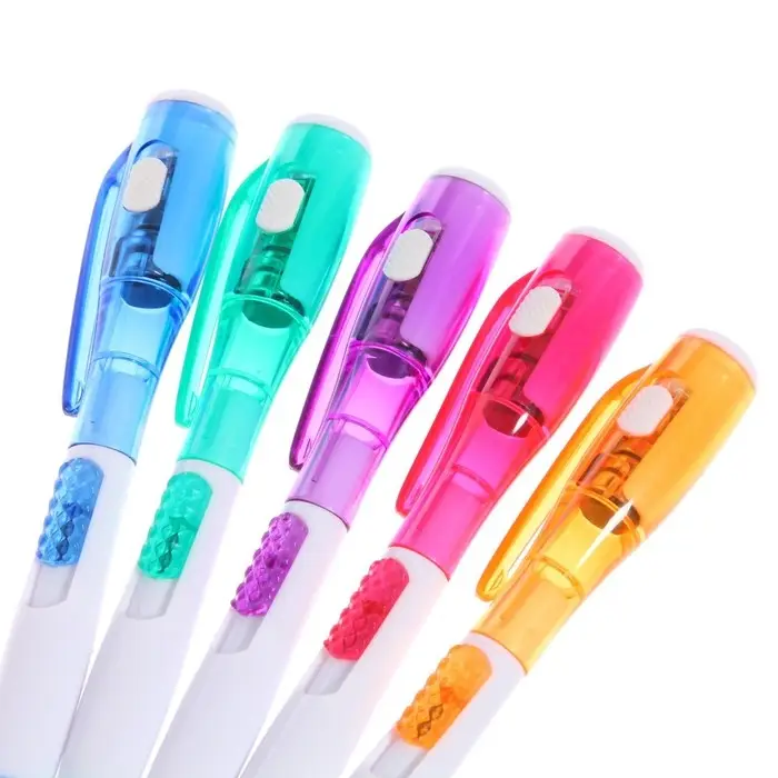 Ручка - прикол шариковая Calligrata &laquo;Фонарик&raquo;, МИКС