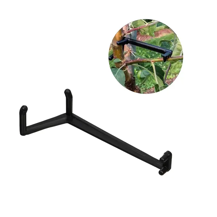 Веткодержатель, h=9 см, подпорка для деревьев, чёрный, Greengo