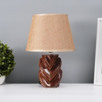 Настольная лампа с абажуром RISALUX &laquo;Гринда&raquo;, Е14, 40 Вт, 22.5&times;22.5&times;32 см